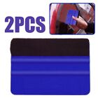 2pcs Blue Car Vinyl Wrap Squeegee Scrapers for Smooth Film Application