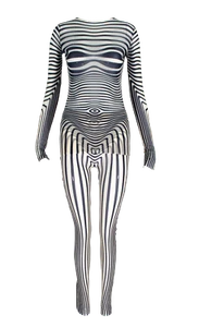 JEAN PAUL GAULTIER Body Morphing TOP & Leggings Set, SS21 , Size M/L - Picture 1 of 8