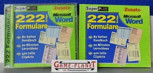 222 formularios terminados ClipArts PC EMBALAJE ORIGINAL software adicional para Microsoft Word - Imagen 1 de 3