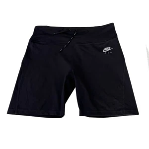 Pantalones cortos deportivos para mujer Nike Air XL negros con cordón - Imagen 1 de 6