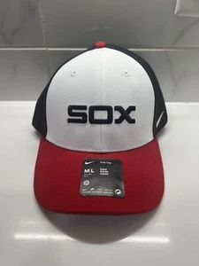 Nike Chicago White Sox Club Cap Throwback Retro Hat Adjustable Size M/L - Picture 1 of 4