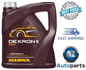 5L Dexron II 2 Automatic Transmission Fluid ATF Oil Power Steering 8205 Mannol - Picture 1 of 2
