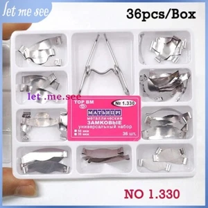 Dental Schnitt konturierte Metallmatrizen Matrix mit Federclip Nr. 1.330 Bänder - Bild 1 von 8
