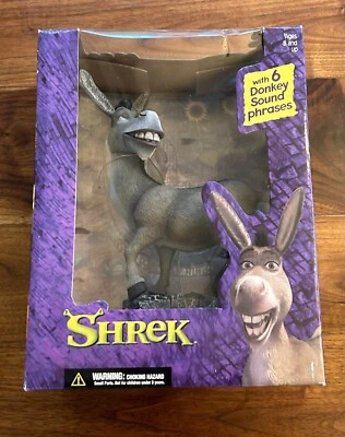 Новый McFarlane игрушки супер размер Шрек (2001) 12» осел со звуком! 6 фраз - Изображение 1 из 4