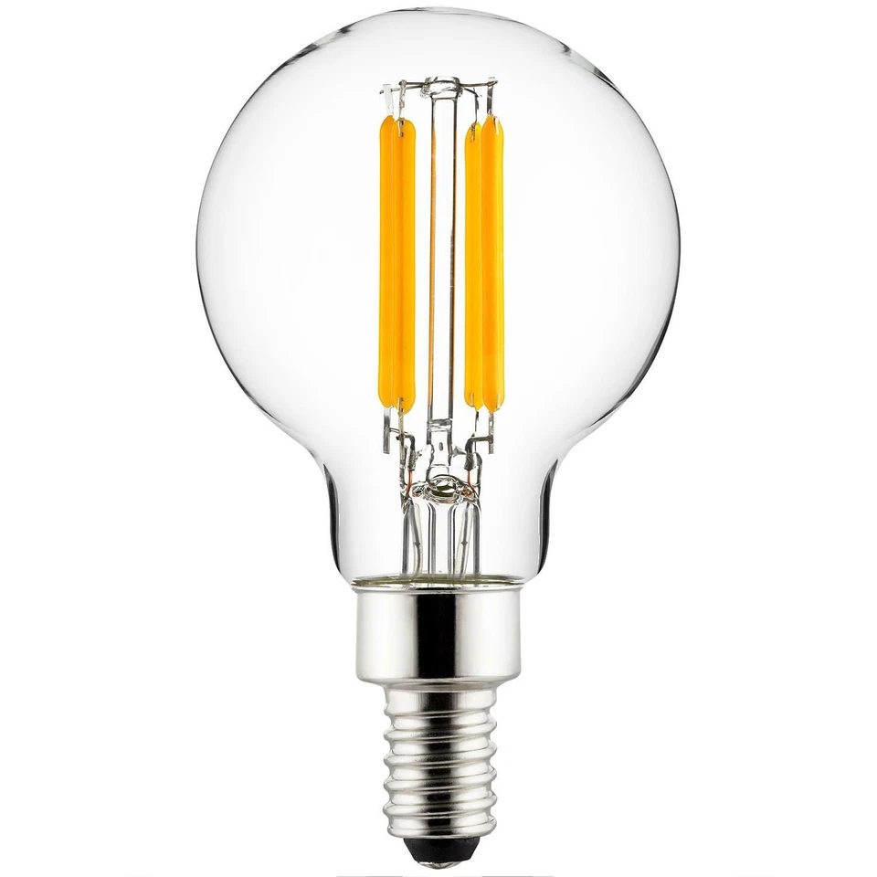 Sunlite LED Filament Style Globe Light Bulb 5W (60W Equals) Dim 50K-Super White - Image 1 of 1