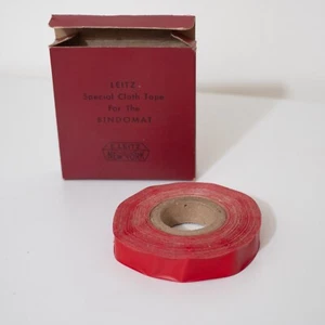 Cinta de tela especial vintage Leitz para Bindomat - seca/endurecida se vende tal cual - Imagen 1 de 1