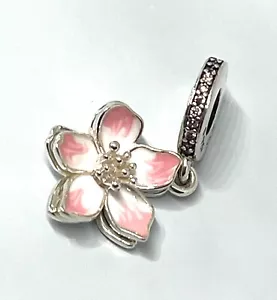 PANDORA Charm Sterling Silver ALE S925 CHERRY BLOSSOM DANGLE 790667C01 - Bild 1 von 3