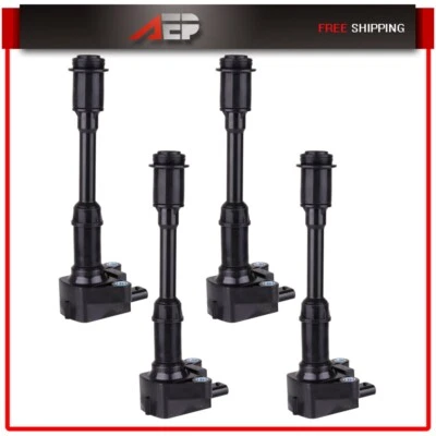 4 Ignition Coils for Ford Escape 2013-2016 Transit Connect 2014-2016 1.6L Turbo - Изображение 1 из 3