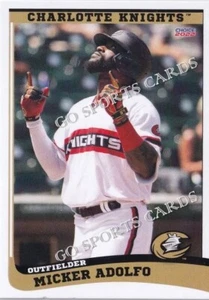 2022 Charlotte Knights Micker Adolfo RC Rookie Chicago White Sox DR - Picture 1 of 1