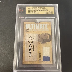2005/06 In The Game Ultimate Memorabilia 6th Ed Ed Glacomin 4/50Game Used/auto - Picture 1 of 5