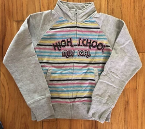 DISNEY High School Musical 2 Girls Sweatshirt Zipper Jacket Size 7/8 Medium  - Picture 1 of 11