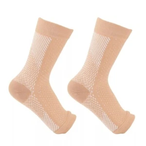 Foot Sleeve Compression Socks Plantar Fasciitis Foot Arch Ankle Support Brace 3x - Picture 1 of 24