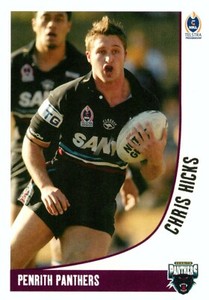 ✺New✺ 2003 PENRITH PANTHERS NRL Premiers Card CHRIS HICKS Daily Telegraph