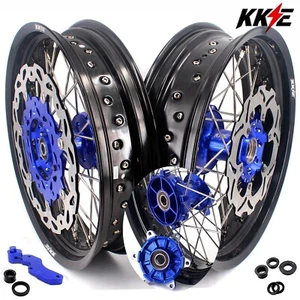 KKE 3.5*17/4.5*17 Cush Drive Motard Wheels For Yamaha WR250F WR450F 2003-2018 - Picture 1 of 16