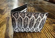Men's Bifold Genuine Leather Wallet  Python Print-4023
