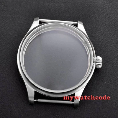 Reloj 44mm Portugués 316L Acero Inoxidable CAJA Ajuste 6498 6497 Movimiento Eat Foto 1 de 4