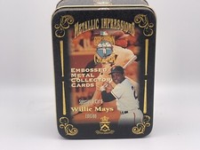 Metallic Impressions Cooperstown Collection 5-Metal Card Set in Tin Willie Mays 