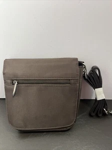 Bandolera o bolsa de cinturón Travelon pequeña marrón de tela micro poliéster - Imagen 1 de 5
