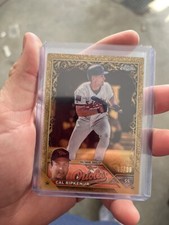 2023 Topps Chrome Gilded Collection Gold Etch Refractors #116 Cal Ripken Jr /99