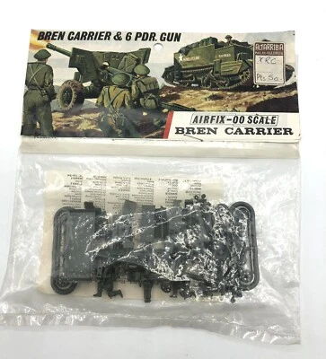 SUPPORTO AIRFIX BREN E 6 PDR. KIT MODELLO VEICOLI DA COMBATTIMENTO CON ARMI S... - Immagine 1 di 3