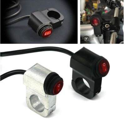 1PCS Universal 7/8'' Motorcycle Handlebar Switch For Motobike Headlight 12V 16A - Image 1 of 4