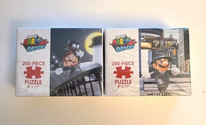 Super Mario Odyssey 200 Pc Puzzles - Lot of 2 - Cap Kingdom, Metro Kingdom - NEW - Picture 1 of 6