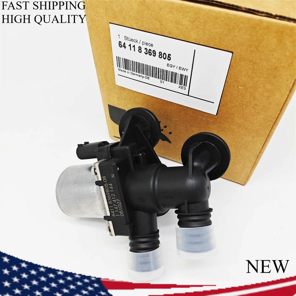 New Heater Valve  for BMW 323 330 525 530 E46 3 Series E90 325i 328i 64118369805 Foto 1 de 4