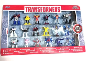 Transformers Series 1 Die-cast Metal 18 Mini Figures Generation 1 Jada Toys New - Picture 1 of 14