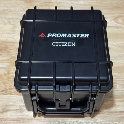 Citizen Promaster Watch Box Hard Case Black and outter box - Holds One 5x4x4 - Image 1 of 4