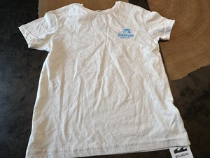 NWT BILLABONG PREMIUM TEE S GRAPHIC FEELING FREE Y2K CROP FESTIVAL SURFER - Picture 1 of 8