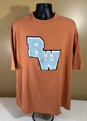 Camiseta Naranja Gráfico Logotipo Rocawear De Colección Hip Hop Street Wear Para Hombre Talla Grande Foto 1 de 4