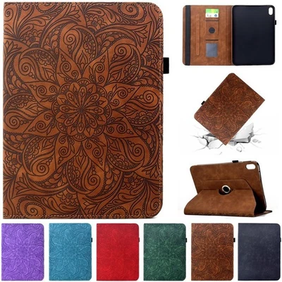 For iPad 5/6/7/8/9/10/11th Gen A16 Mini 7 Pro Air leather wallet flip back Cover - Image 1 of 4