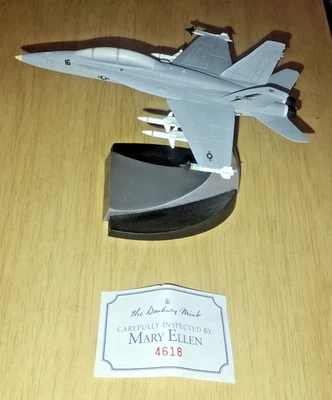 F/A-18 HORNET REPLICA - - DANBURY MINT - WITH STAND - Image 1 of 4