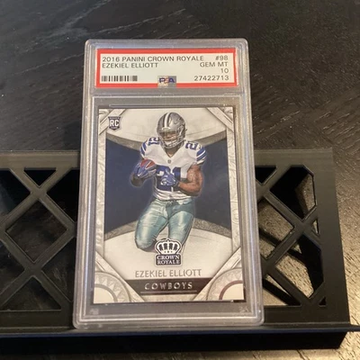 2016 CROWN ROYALE EZEKIEL ELLIOTT ROOKIE DALLAS COWBOYS - PSA 10 📈🔥 - Image 1 of 2