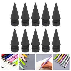 10 Pcs Replacement Nib Student Inkless Pencil Refill Everlasting Tips - Afbeelding 1 van 12