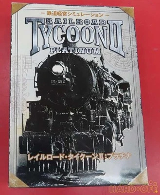 SEGA RAILROAD TYCOON II PLATINUM Retro Video Game Soft Used Japan Free Shipping - Image 1 of 3