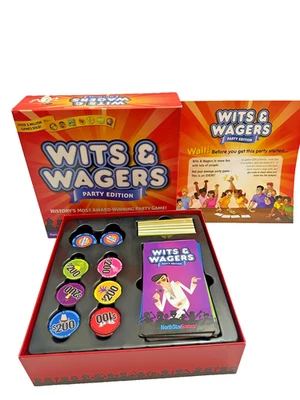 WITS and WAGERS Party Edition Juego de Mesa North Star Games 2015 Trivia Party Game Foto 1 de 4