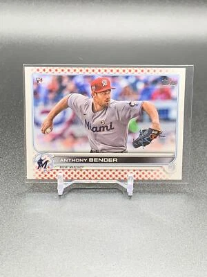 2022 Topps Anthony Bender 160 RC Independence Day /76 | Miami Marlins - Image 1 of 2