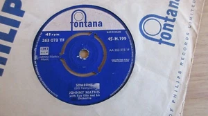 Johnny Mathis Someone/They Say It's Wonderful 7" 1959 **EX- ** - Picture 1 of 1