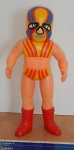 VINTAGE NAKAJIMA SEISAKUSHO TIGER MASK VILLAIN UNIVERSAL MASK SOFT VINYL SOFUBI - Picture 1 of 8