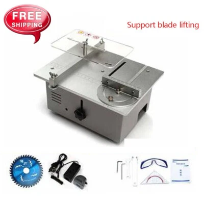 DIY Mini Table Saw Desktop Cutting Machine Bench Saw Woodworking Lathe 10000RPM - image 1 of 4