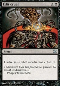 *MRM* FR/VF 2x �dit cruel (Cruel Edict) MTG 10E - Foto 1 di 1