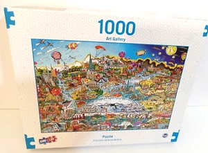 Sure Lox Jigsaw Puzzle Art Gallery 1000 Piece 27 x 19 Multi Color Christmas Gift - Picture 1 of 5