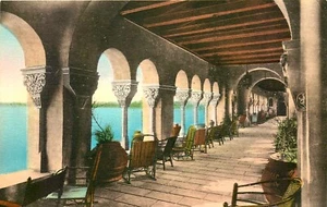 THE CLOISTERS AT BOCA RATON CLUB, FLORIDA, VINTAGE POSTCARD - Picture 1 of 2