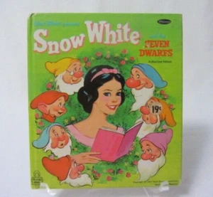 VINTAGE 1967 WHITMAN WALT DISNEY'S SNOW WHITE & SEVEN DWARFS BOOK - Picture 1 of 5