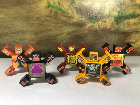 Vintage Hasbro Nak Nak Battle Block Action Figure Toy Lot of 5 Cover