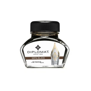 Diplomat Ink by octopus,Tinte,Sepia Schwarz,Schreibtinte,fountain pen ink,30ml - Bild 1 von 1