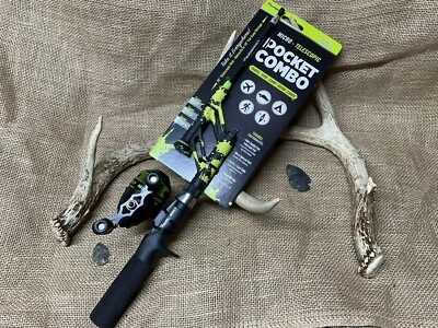 Profishiency Pocket Travel Spincast Telescopic Rod and Reel Combo🐟FAST SHIPPING - Image 1 of 3