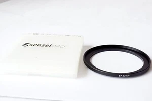 Sensei Pro 67-77mm step up ring aluminum knurled, Unused in Case - Picture 1 of 3
