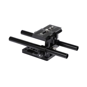 CAMVATE QR Grundplatte mit 15mm Stangenträgersystem & Stativplatte für DSLR Kamera - Bild 1 von 9